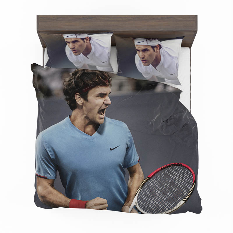 Roger Federer Wimbledon Tennis Duvet Cover and Pillowcase Set Bedding Set Roger Federer Wimbledon Tennis Duvet Cover and Pillowcase Set Bedding Set