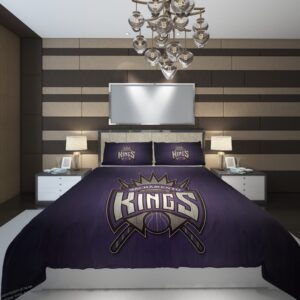 Sacramento Kings 44 NBA Basketball ize Duvet Cover and Pillowcase Set Bedding Set scaled 1