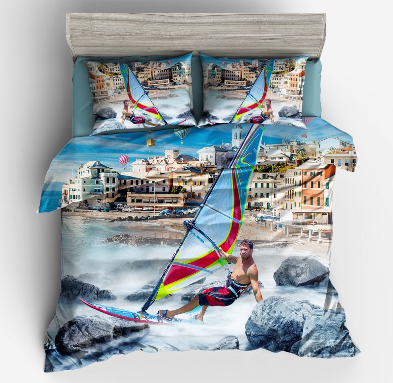 Sailing Boat Duvet Cover and Pillowcase Set Bedding Set Sailing Boat Duvet Cover and Pillowcase Set Bedding Set