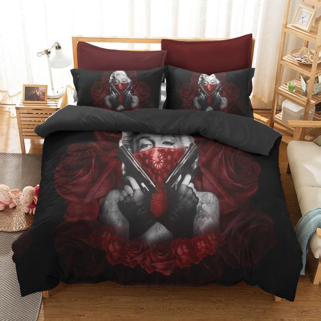 Samurai Monroe Duvet Cover and Pillowcase Set Bedding Set Samurai Monroe Duvet Cover and Pillowcase Set Bedding Set