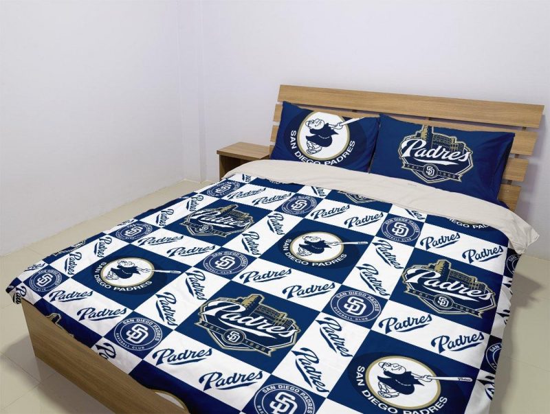 San Diego Padres Duvet Cover and Pillowcase Set Bedding Set 1005 San Diego Padres Duvet Cover and Pillowcase Set Bedding Set 1005