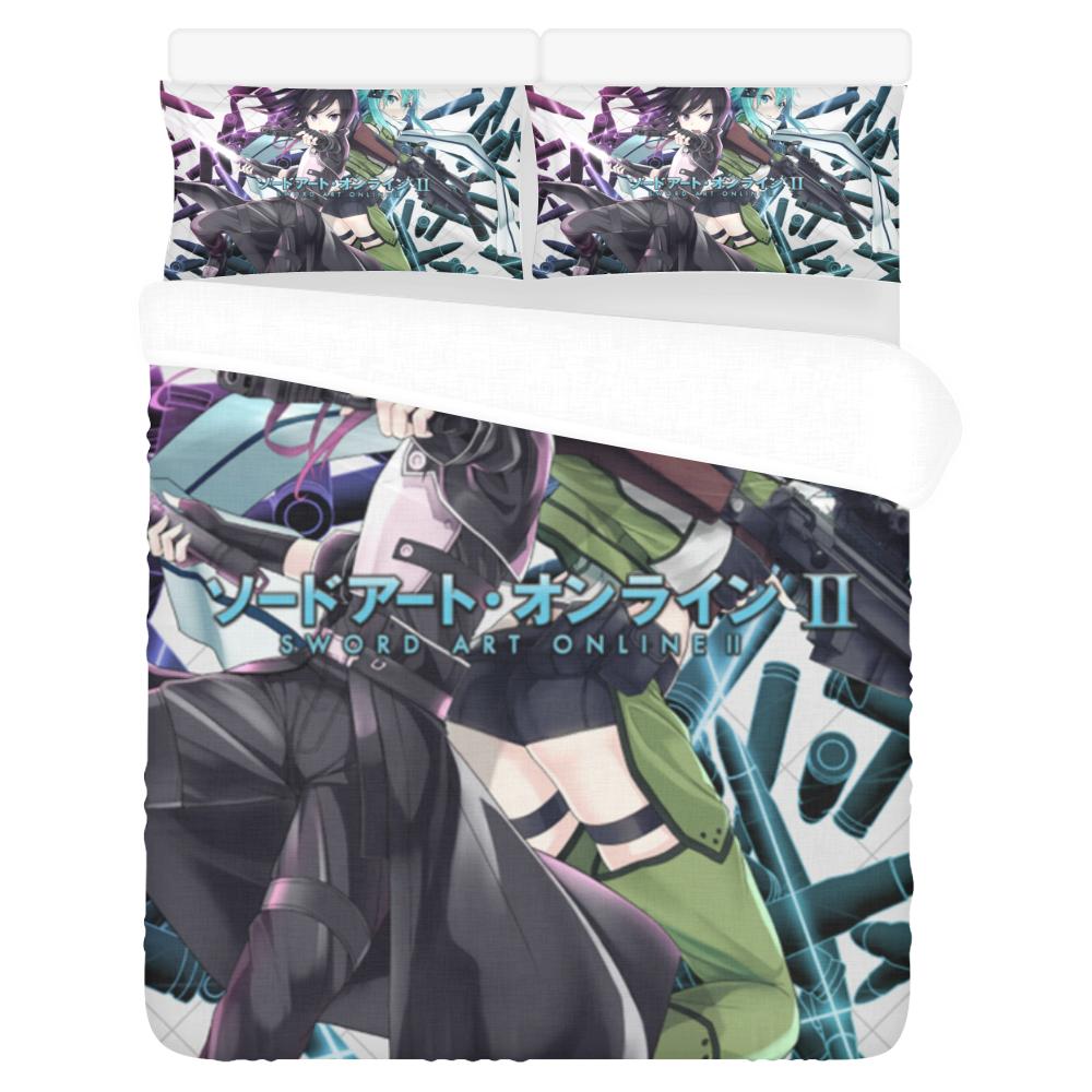 Sao Sword Art Online 2 Duvet Cover and Pillowcase Set Bedding Set Sao Sword Art Online 2 Duvet Cover and Pillowcase Set Bedding Set