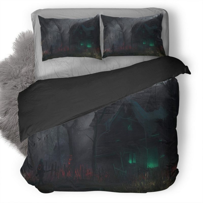 Science Fiction Village Forest Jo Duvet Cover and Pillowcase Set Bedding Set Science Fiction Village Forest Jo Duvet Cover and Pillowcase Set Bedding Set