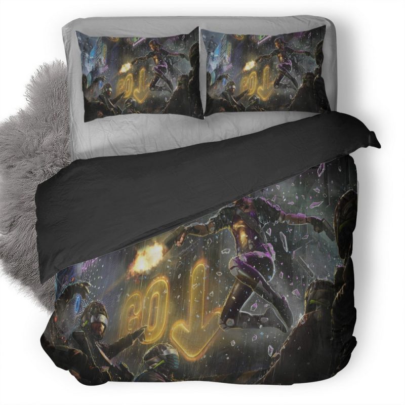 Scifi Cyberpunk Woman Warrior Qq Duvet Cover and Pillowcase Set Bedding Set Scifi Cyberpunk Woman Warrior Qq Duvet Cover and Pillowcase Set Bedding Set