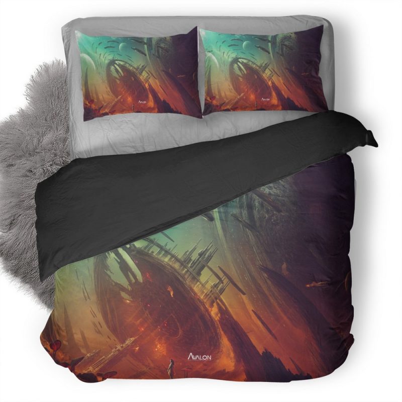 Scifi Planet Photomanipulation Space 1I Duvet Cover and Pillowcase Set Bedding Set Scifi Planet Photomanipulation Space 1I Duvet Cover and Pillowcase Set Bedding Set