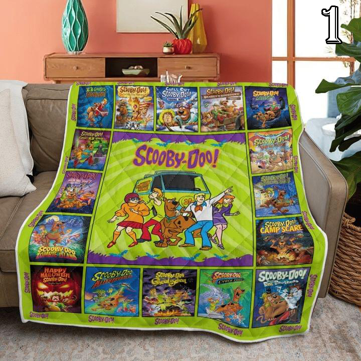 Scooby Doo Movies Quilt Blanket Scooby Doo Movies Quilt Blanket
