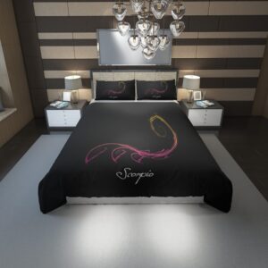 Scorpio Season Duvet Cover and Pillowcase Set Bedding Set 1188 scaled 1