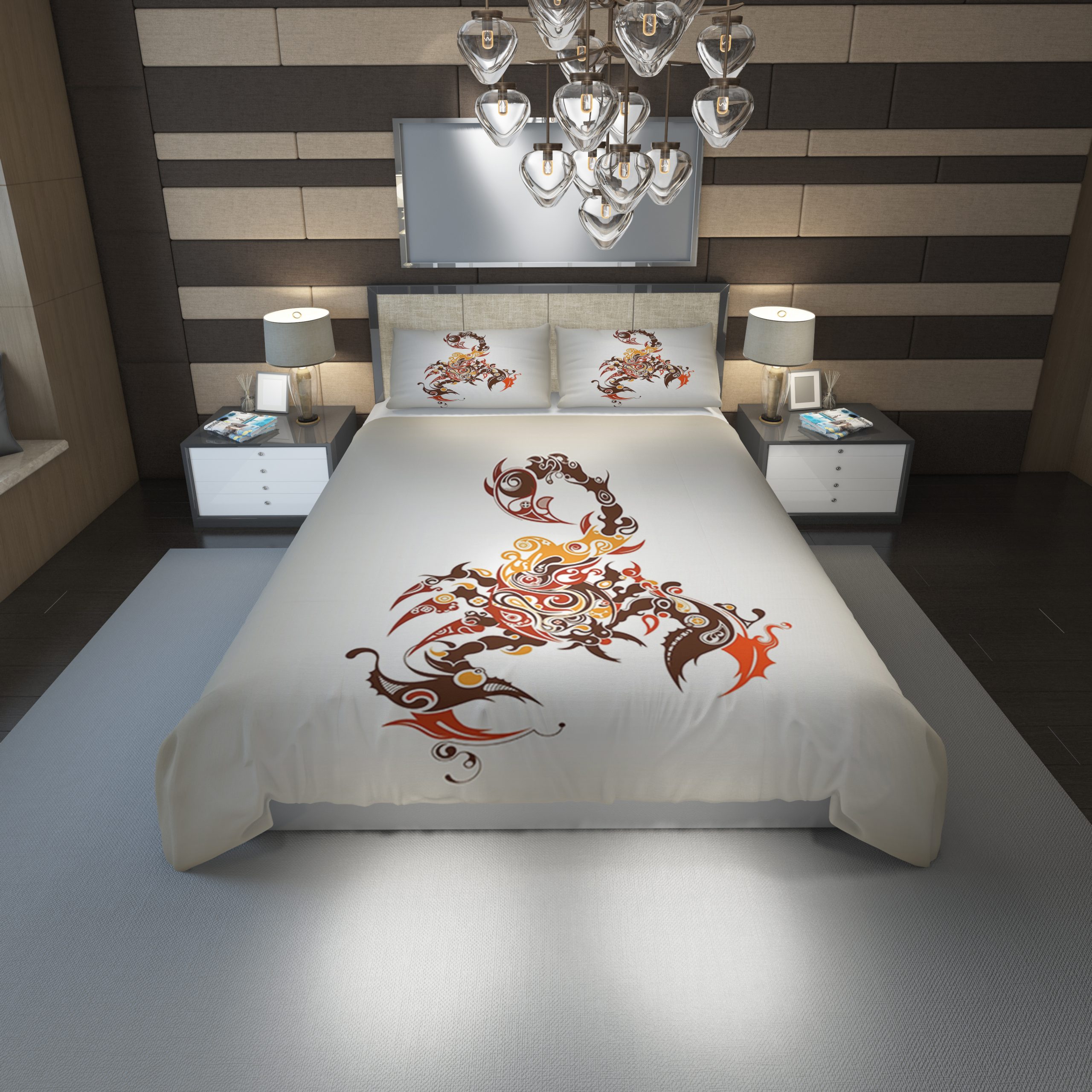 Scorpio Season Duvet Cover and Pillowcase Set Bedding Set 1231 scaled 1 Scorpio Season Duvet Cover and Pillowcase Set Bedding Set 1231 scaled 1