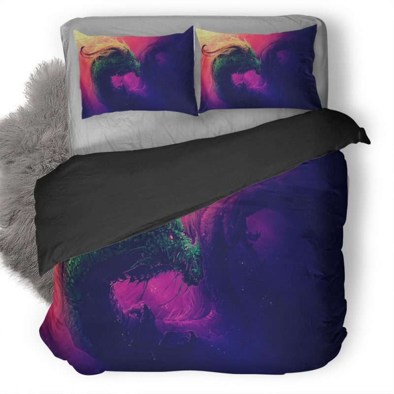 Sea Serpent Digital Art T0 Duvet Cover and Pillowcase Set Bedding Set Sea Serpent Digital Art T0 Duvet Cover and Pillowcase Set Bedding Set