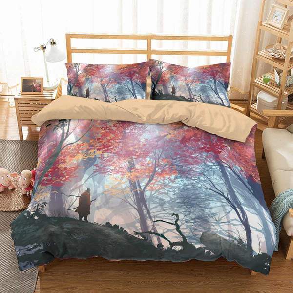 Sekiro Shadows Die Twice 4 Duvet Cover and Pillowcase Set Bedding Set Sekiro Shadows Die Twice 4 Duvet Cover and Pillowcase Set Bedding Set