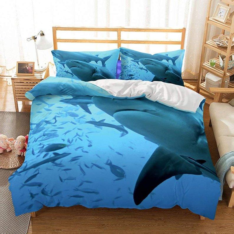 Shark 5 Duvet Cover and Pillowcase Set Bedding Set Shark 5 Duvet Cover and Pillowcase Set Bedding Set