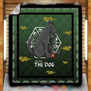 Shigure The Dog Quilt Blanket