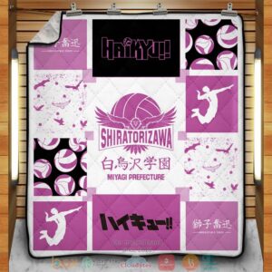 Shiratorizawa Cozy Quilt Blanket