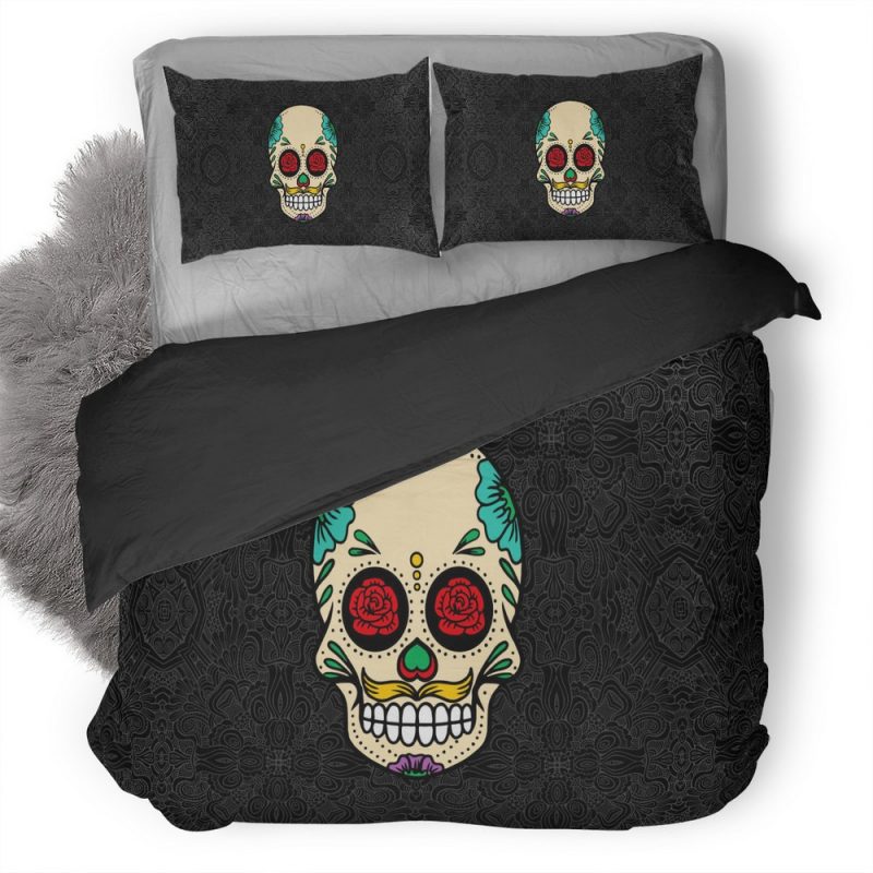 Skull Abstract Rose Flowers O4 Duvet Cover and Pillowcase Set Bedding Set Skull Abstract Rose Flowers O4 Duvet Cover and Pillowcase Set Bedding Set