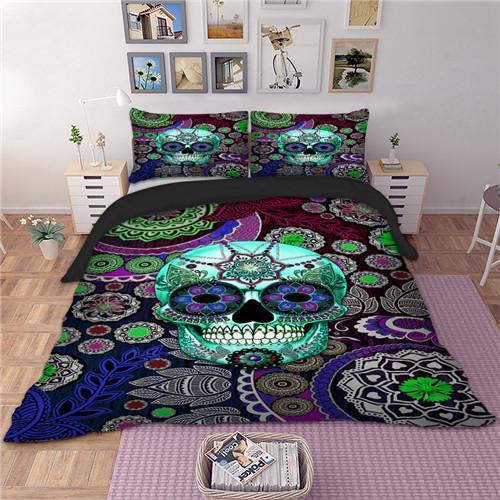 Skull Usa Cool 4 Duvet Cover and Pillowcase Set Bedding Set Skull Usa Cool 4 Duvet Cover and Pillowcase Set Bedding Set