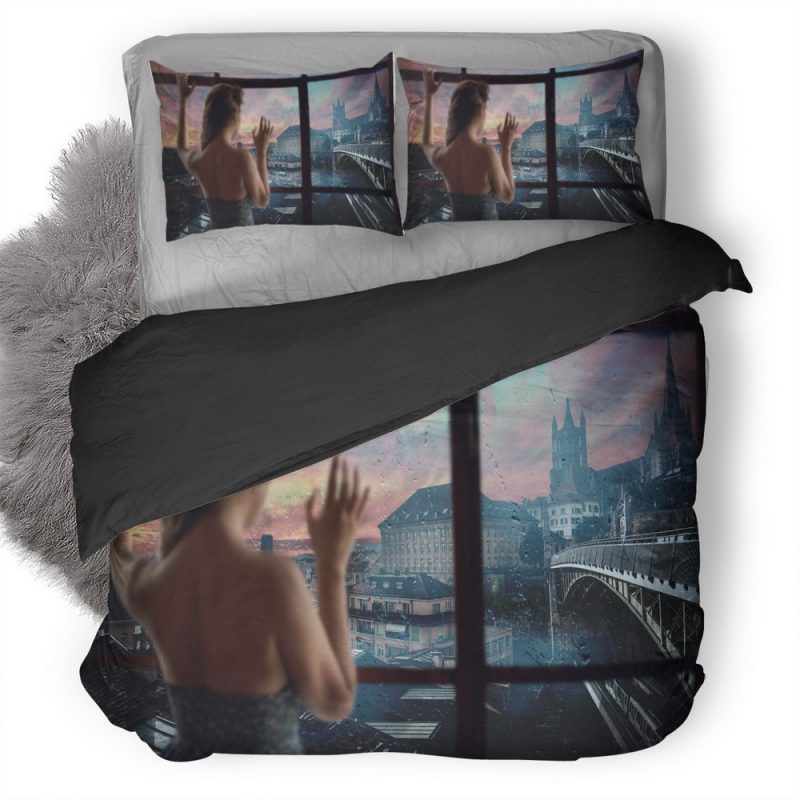 Skyline City Duvet Cover and Pillowcase Set Bedding Set Skyline City Duvet Cover and Pillowcase Set Bedding Set