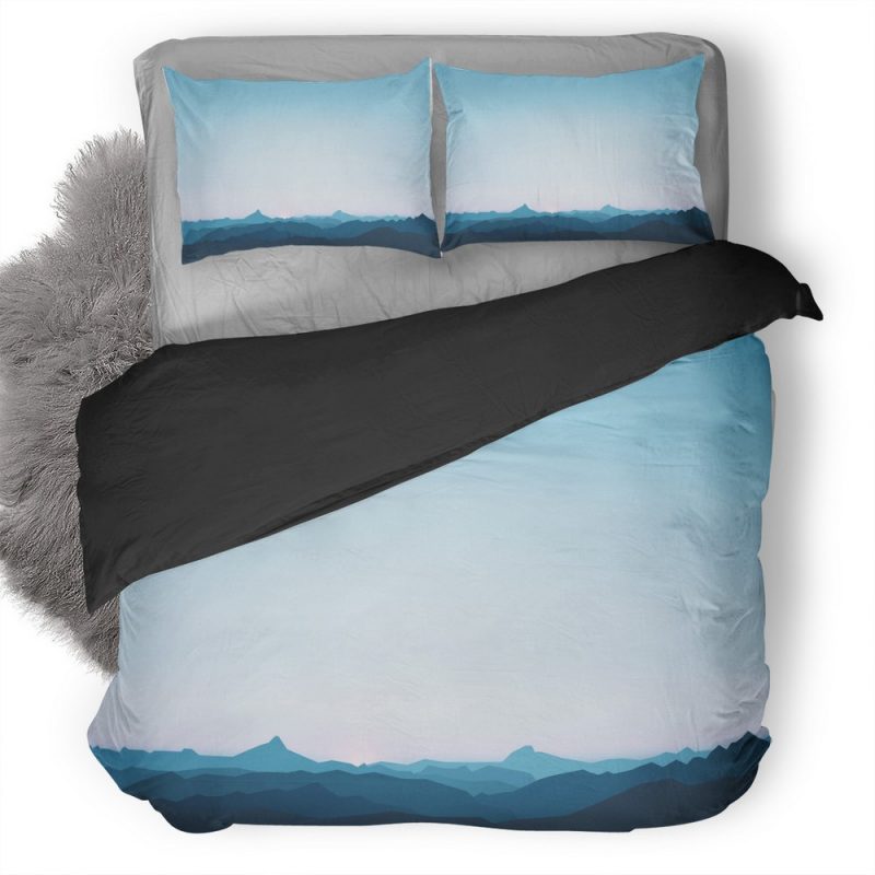 Sleepy Mountains 87 Duvet Cover and Pillowcase Set Bedding Set Sleepy Mountains 87 Duvet Cover and Pillowcase Set Bedding Set