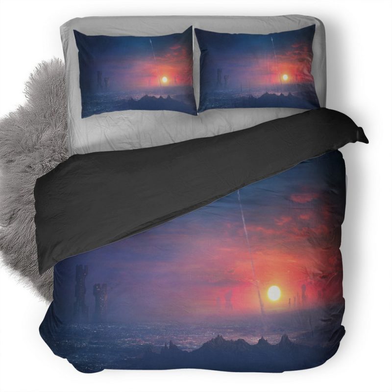 Smoke And Neon City Dj Duvet Cover and Pillowcase Set Bedding Set Smoke And Neon City Dj Duvet Cover and Pillowcase Set Bedding Set