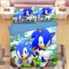 Sonic The Hedgehog 2224 Duvet Cover and Pillowcase Set Bedding Set