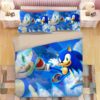Sonic The Hedgehog Game Duver 2 Duvet Cover and Pillowcase Set Bedding Set