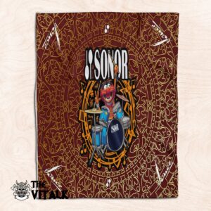 Sonor Drums Animal The Muppet Fleece Blanket 4