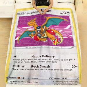 Special Delivery Bidoof Pokemon Blanket