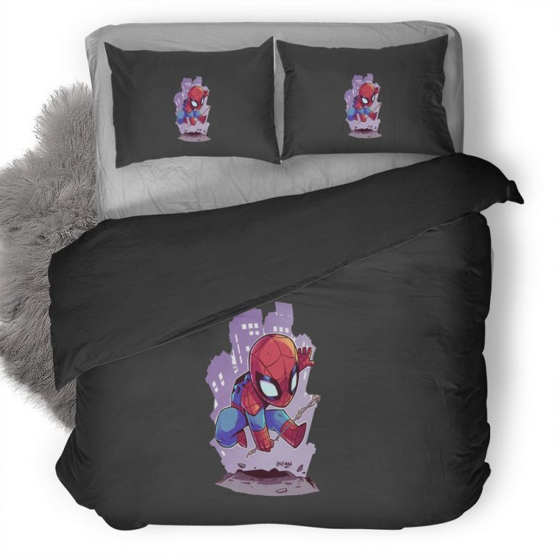 Spiderman Minimalism Qhd Duvet Cover and Pillowcase Set Bedding Set Spiderman Minimalism Qhd Duvet Cover and Pillowcase Set Bedding Set