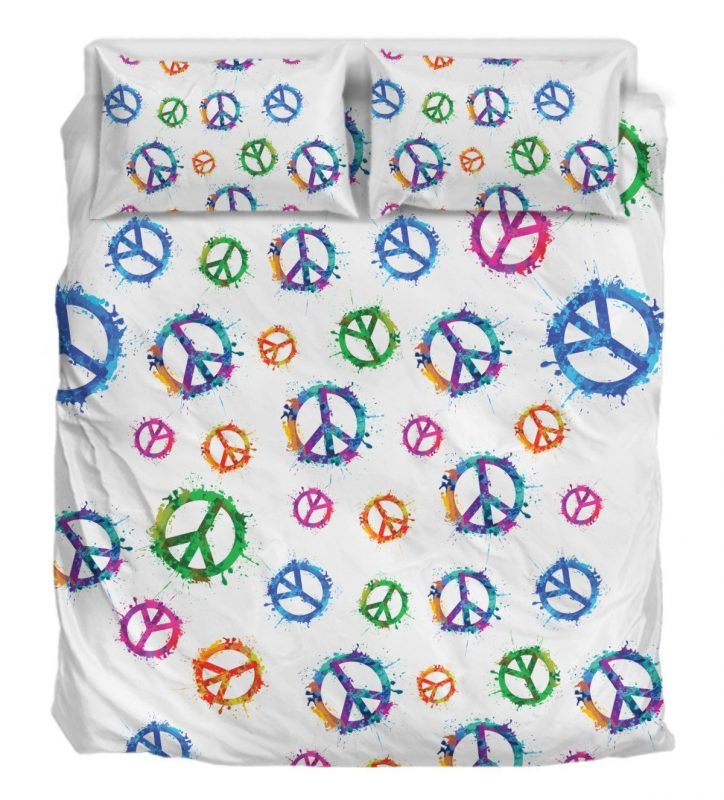 Splashes Peace Duver Duvet Cover and Pillowcase Set Bedding Set Splashes Peace Duver Duvet Cover and Pillowcase Set Bedding Set