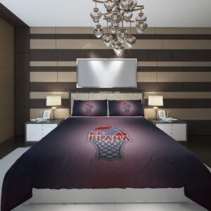 Sport Logo Basketball Serbia Duvet Cover and Pillowcase Set Bedding Set scaled 1