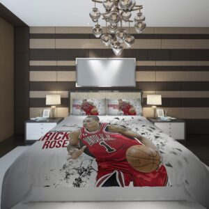 Sports Basketball Ball Chicago Bulls Slam Dunk Player 715038 Duvet Cover and Pillowcase Set Bedding Set 1115 scaled 1