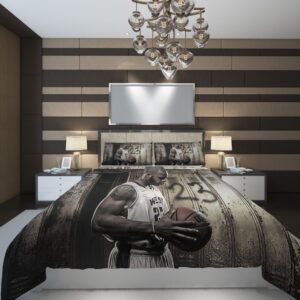Sports Black Monochrome Portrait Street Road 590163 Duvet Cover and Pillowcase Set Bedding Set 1116 scaled 1