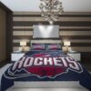 Sports Illustration Logo Basketball Rocket Brand Duvet Cover and Pillowcase Set Bedding Set scaled 1