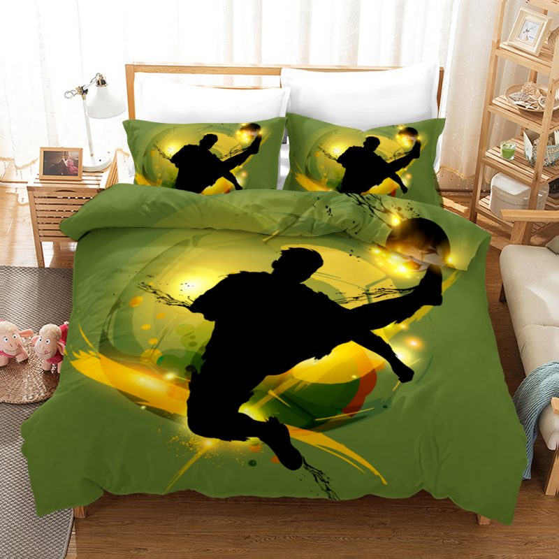 Sports King Football 10 Duvet Cover and Pillowcase Set Bedding Set Sports King Football 10 Duvet Cover and Pillowcase Set Bedding Set