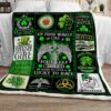 St Patricks Day An Irish Woman Is Like A Four Leaf Clover All Over Printed Blanket