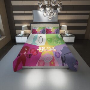 Steven Universe 16 Duvet Cover and Pillowcase Set Bedding Set scaled 1