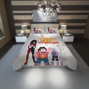Steven Universe 19 Duvet Cover and Pillowcase Set Bedding Set scaled 1