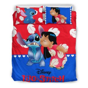 Stitch Disney 2228 Duvet Cover and Pillowcase Set Bedding Set
