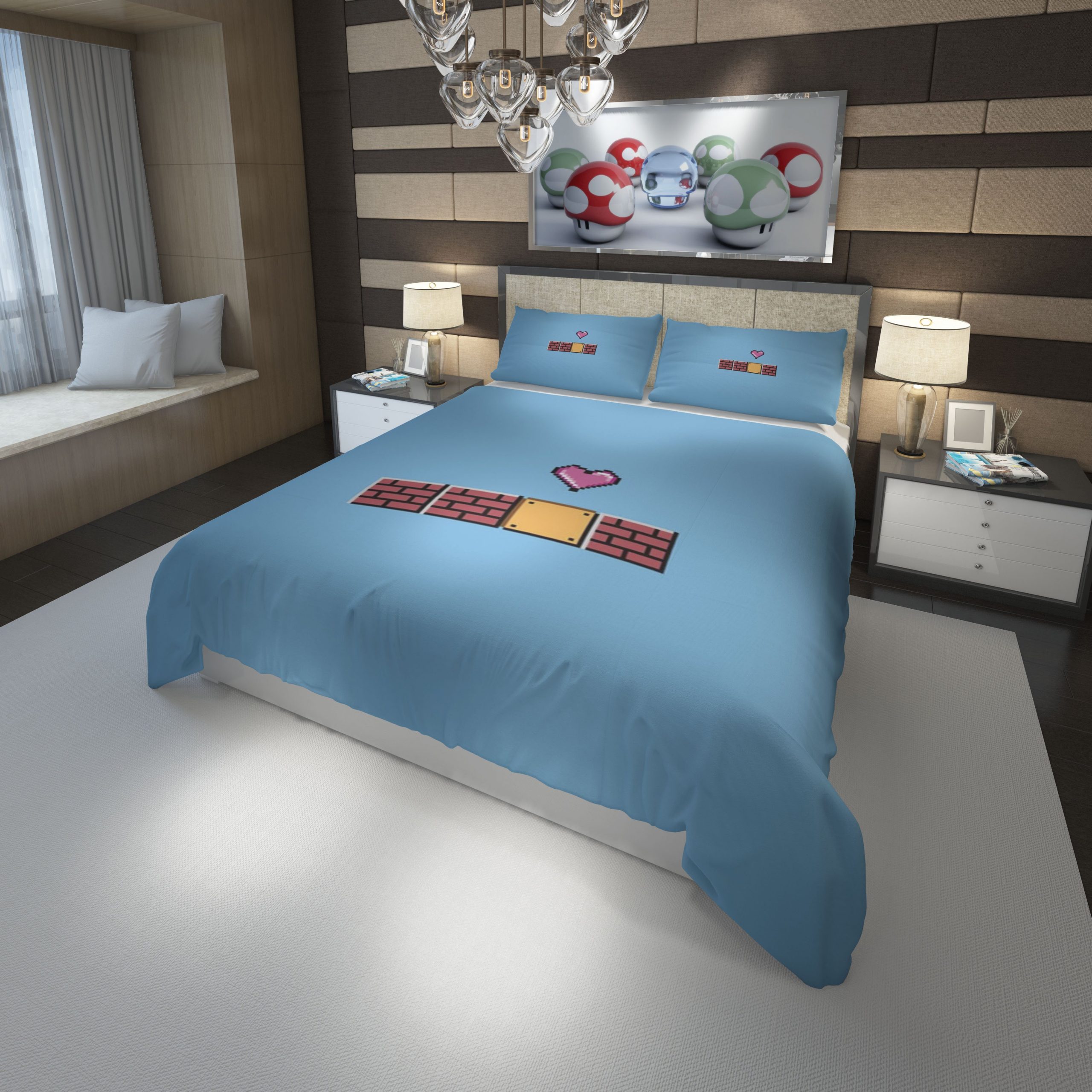 Super Mario Bros Duvet Cover and Pillowcase Set Bedding Set 859 scaled 1 Super Mario Bros Duvet Cover and Pillowcase Set Bedding Set 859 scaled 1