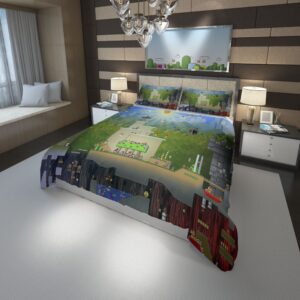Super Mario New 2 Duvet Cover and Pillowcase Set Bedding Set scaled 1