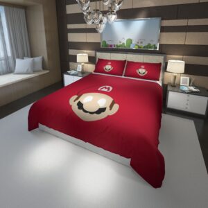 Super Mario New 3 Duvet Cover and Pillowcase Set Bedding Set scaled 1