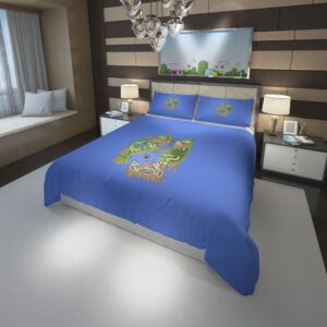Super Mario World Duvet Cover and Pillowcase Set Bedding Set scaled 1