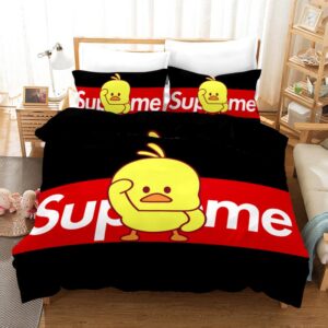 Supreme 8 Duvet Cover and Pillowcase Set Bedding Set