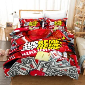 Supreme Duvet Cover and Pillowcase Set Bedding Set 826