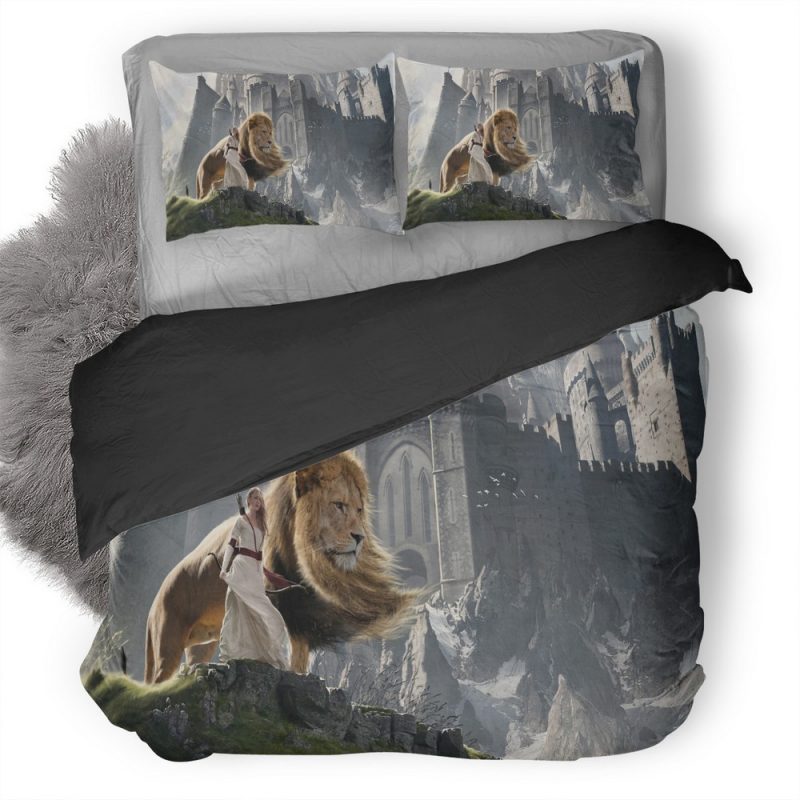 Susan And Aslan The Chronicles Of Narnia Extended Cj Duvet Cover and Pillowcase Set Bedding Set Susan And Aslan The Chronicles Of Narnia Extended Cj Duvet Cover and Pillowcase Set Bedding Set