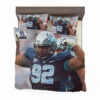 Sylvester Williams North Carolina Detroit Lions Nfl Duvet Cover and Pillowcase Set Bedding Set
