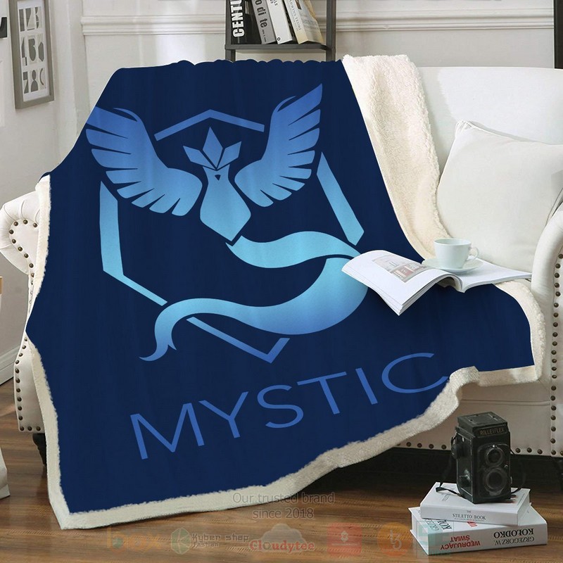 Team Mystic Custom Throw Blanket Team Mystic Custom Throw Blanket