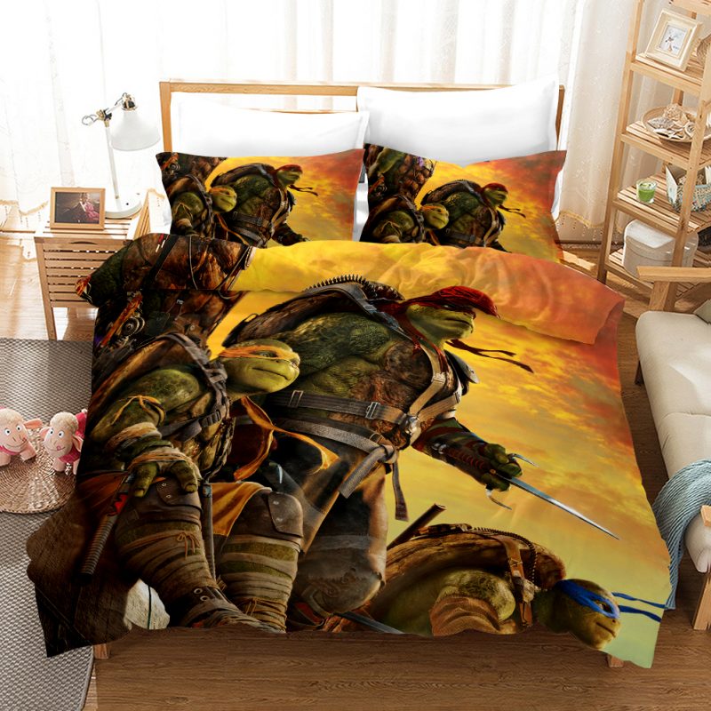 Teenage Mutant Ninja Turtles 5 Duvet Cover and Pillowcase Set Bedding Set Teenage Mutant Ninja Turtles 5 Duvet Cover and Pillowcase Set Bedding Set