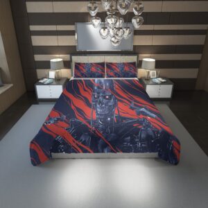 Terminator Dark Fate Hd 18 Duvet Cover and Pillowcase Set Bedding Set scaled 1