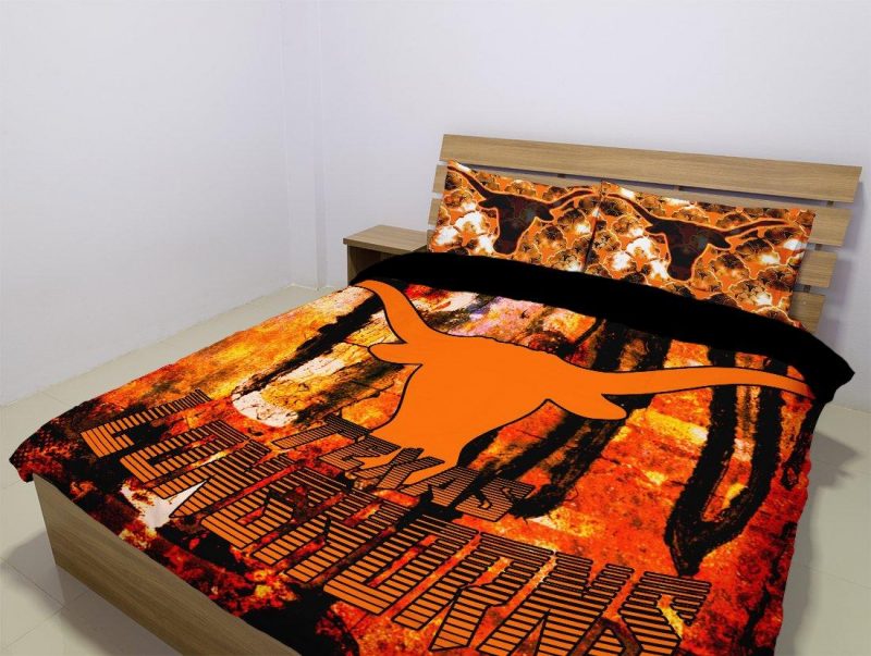 Texas Longhorns Duvet Cover and Pillowcase Set Bedding Set Texas Longhorns Duvet Cover and Pillowcase Set Bedding Set