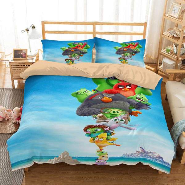 The Angry Birds 2 Duvet Cover and Pillowcase Set Bedding Set The Angry Birds 2 Duvet Cover and Pillowcase Set Bedding Set